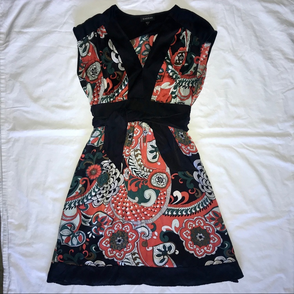 100% Silk Bebe Dress